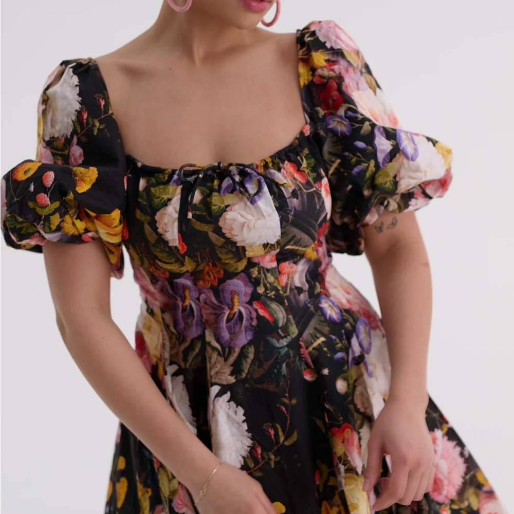 Selkie fetes des fleurs mini day dress - Picture 2 of 6